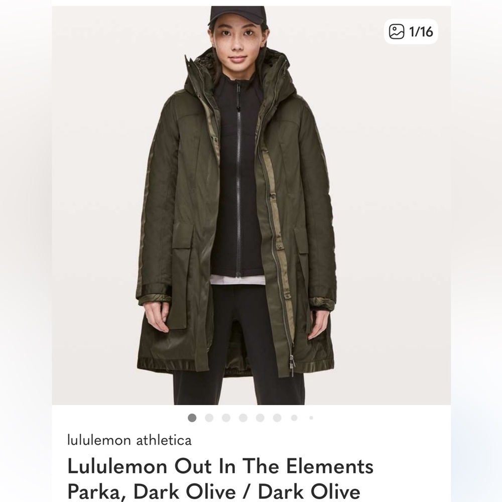 Lululemon Out In The Elements Parka